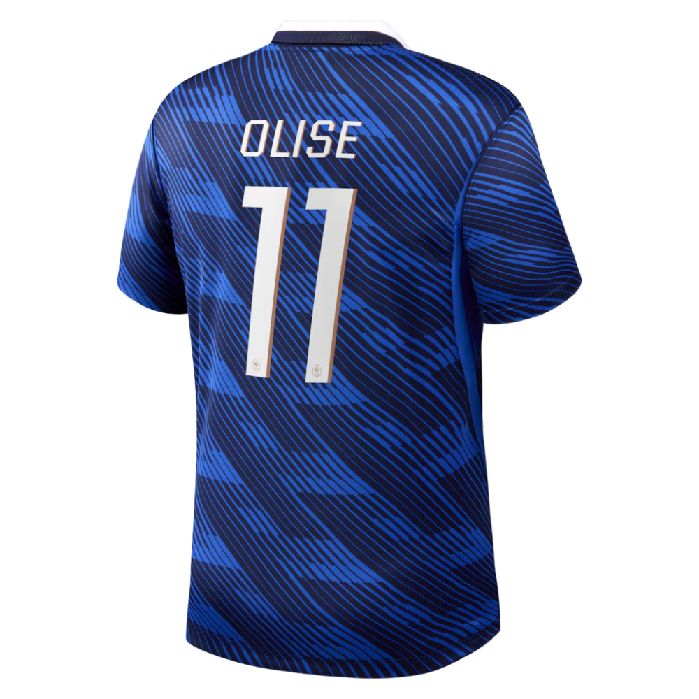 Maillot France Nike FFF Domicile Stadium 26 avec flocage Olise 11