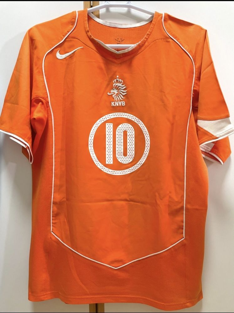 2004 Netherlands  Home Retro Jersey