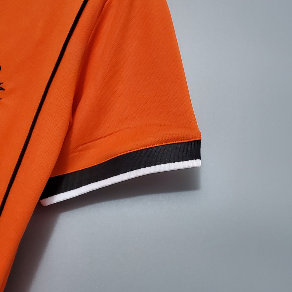 1998 Netherlands  Home World Cup Retro Jersey