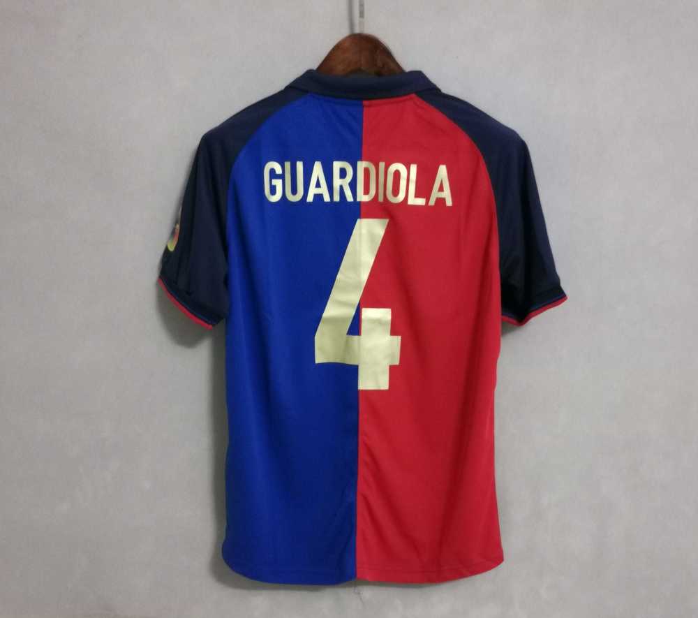 Barcelona 100th Anniversary Version Home Soccer Jersey