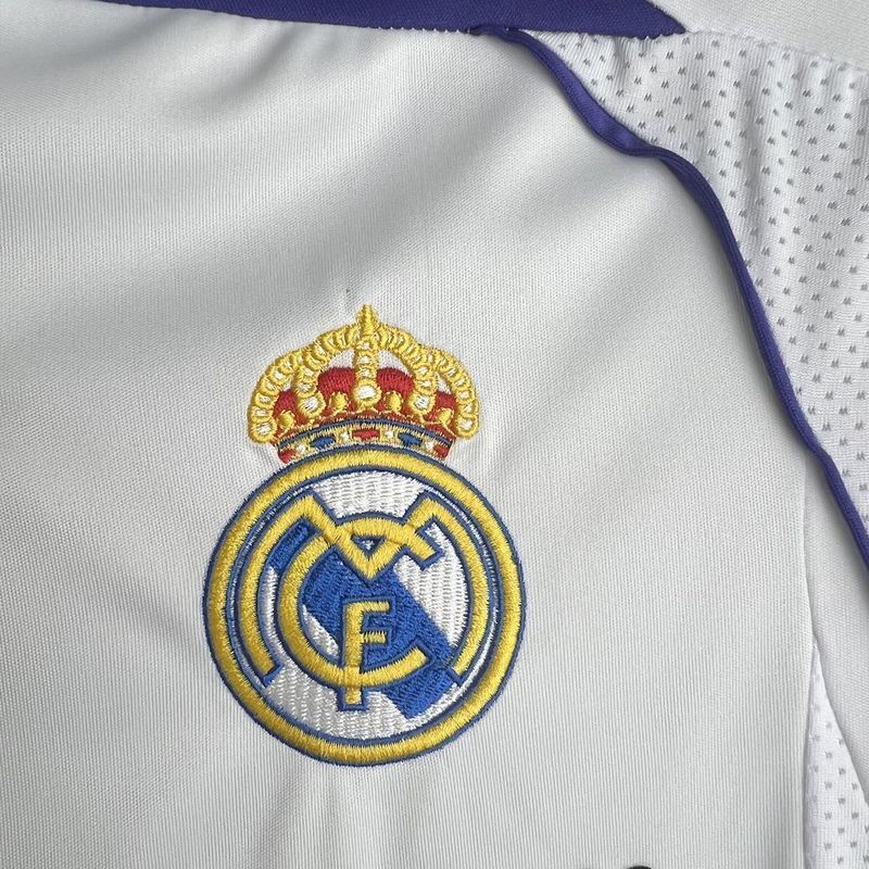 2007-08 Real Madrid Home Retro Jersey