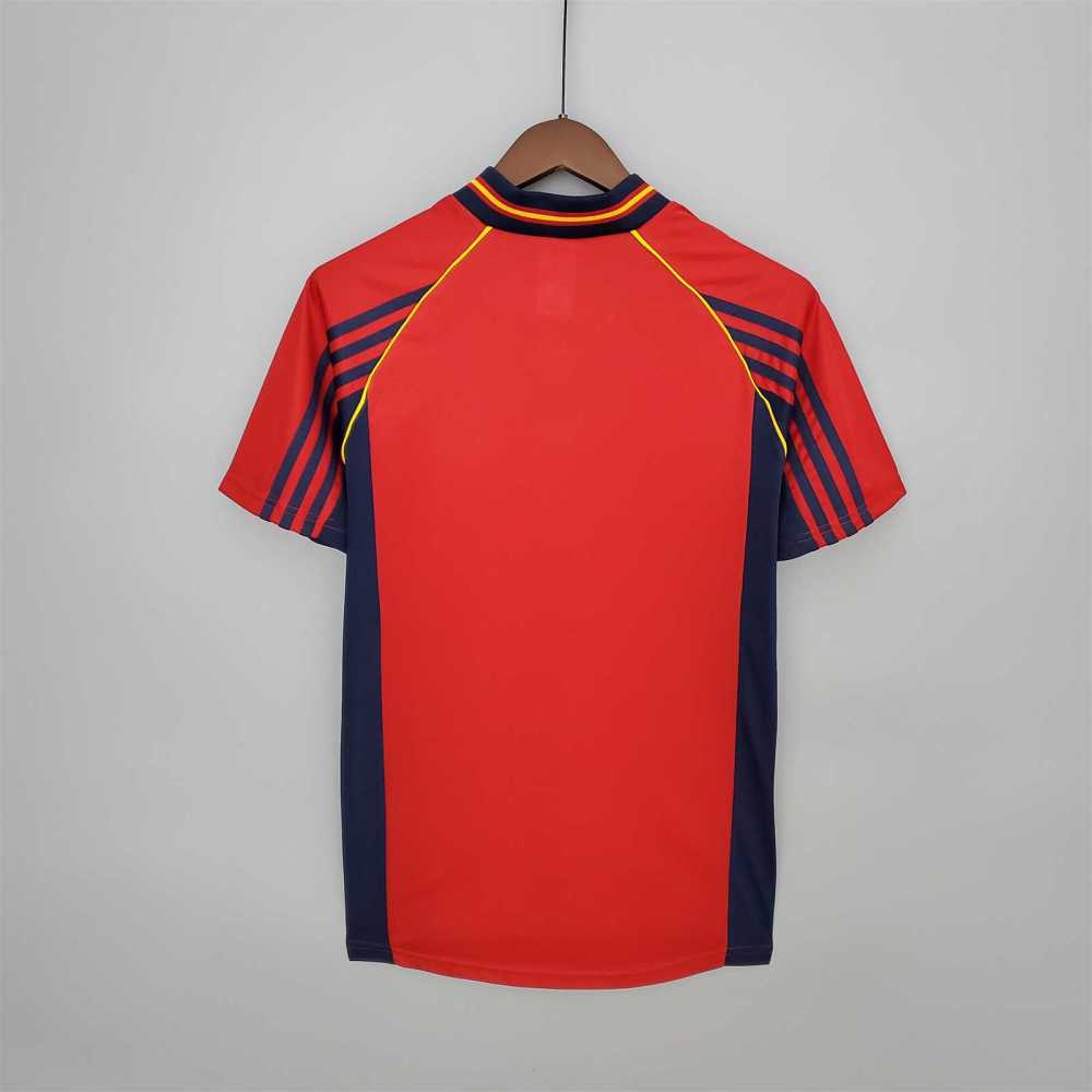 1998 Spain Home World Cup Retro Jersey