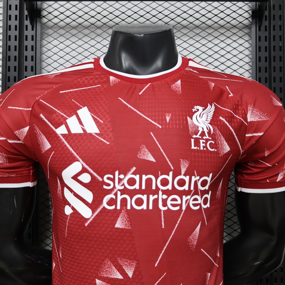 26-27 Liverpool Home Soccer Jersey Player Version