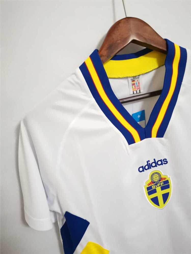 1994 Sweden World Cup Away Soccer Retro Jersey