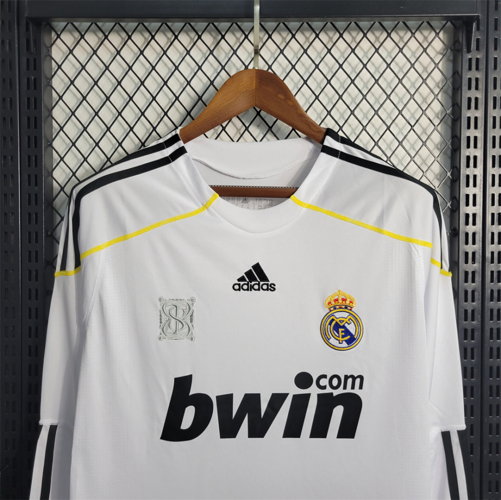2009/10 Real Madrid Home Retro Jersey Long Sleeve