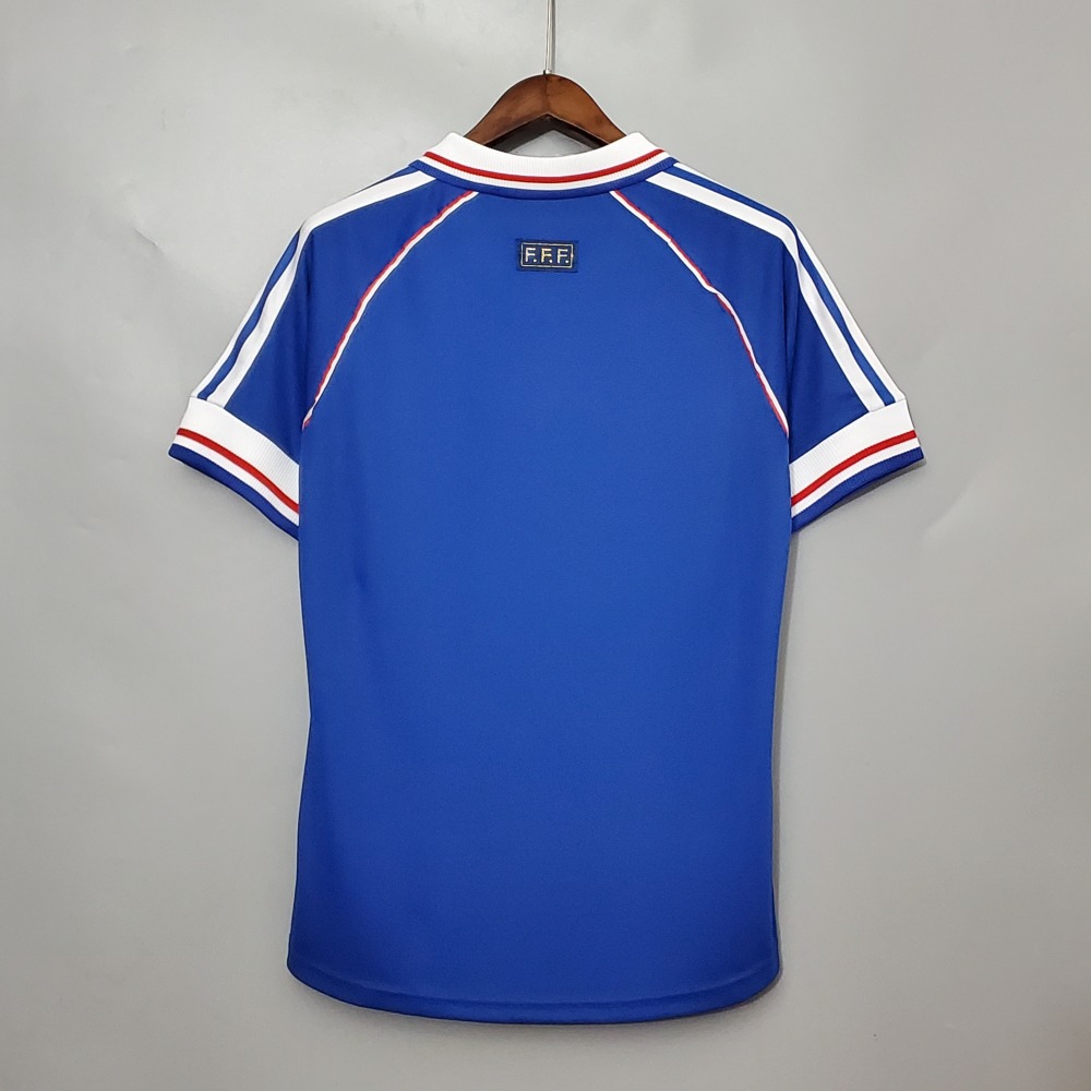 1998 France World Cup Home Retro Jersey
