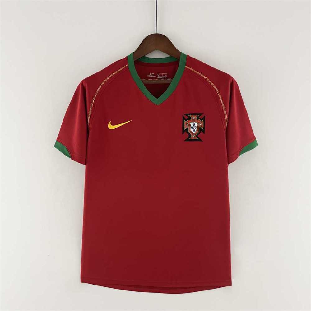 2006 Portugal  World Cup Home Retro Jersey