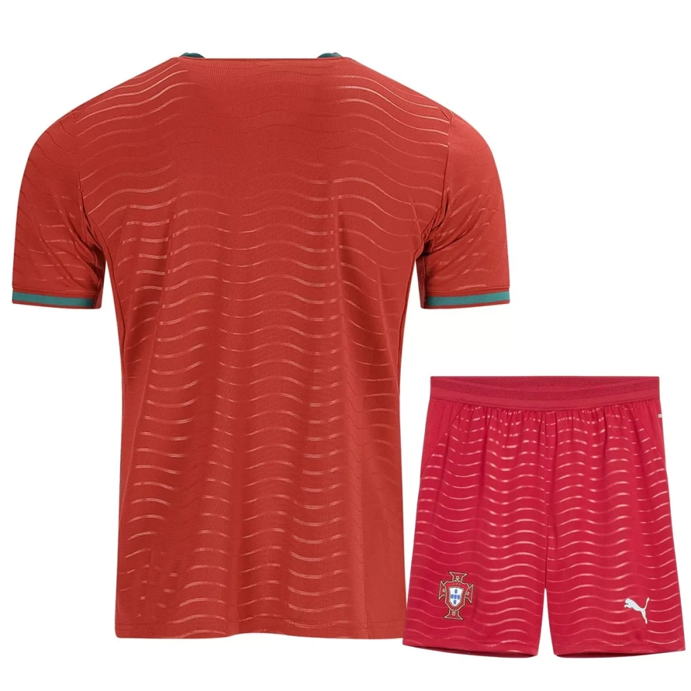 2026 Portugal  Home World Cup Soccer Full Kit Jersey+Shorts+Socks
