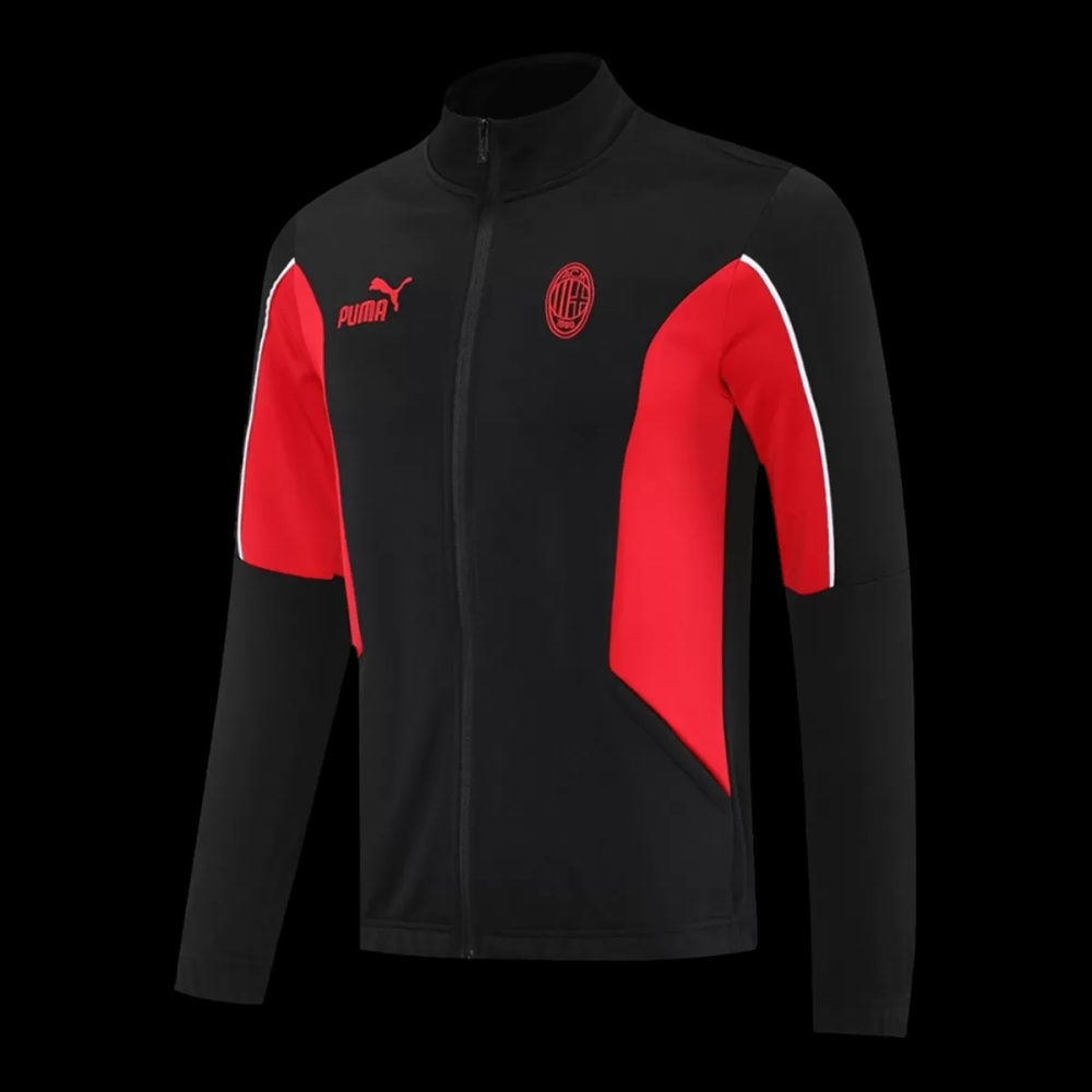 25-26 AC Milan Training Tracksuit Kit(Jacket+Pants) Black