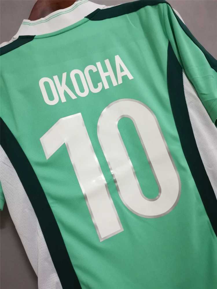 1998 Nigeria Home World Cup Retro Jersey