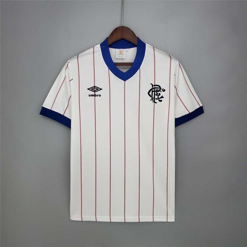 1982/83 Glasgow Rangers Away Soccer Retro Jersey