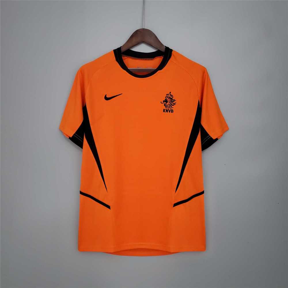 2002 Netherlands  Home Retro Jersey