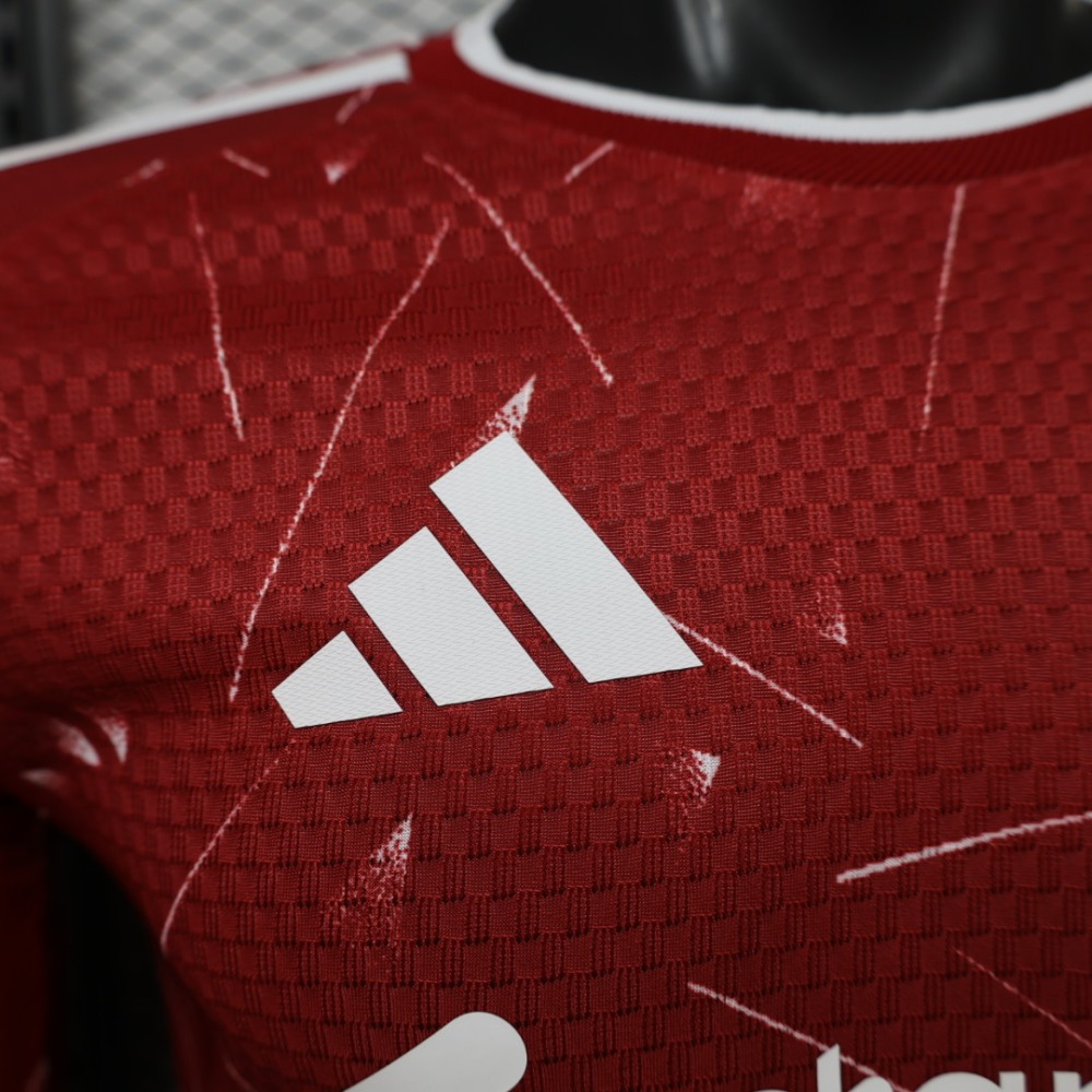 26-27 Liverpool Home Soccer Jersey Player Version Long Sleeve