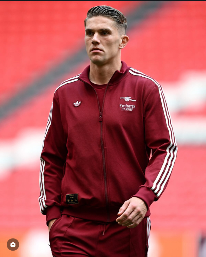 25-26 Arsenal Terrace Icons Track Training Tracksuit Kit(Jacket+Pants) Red