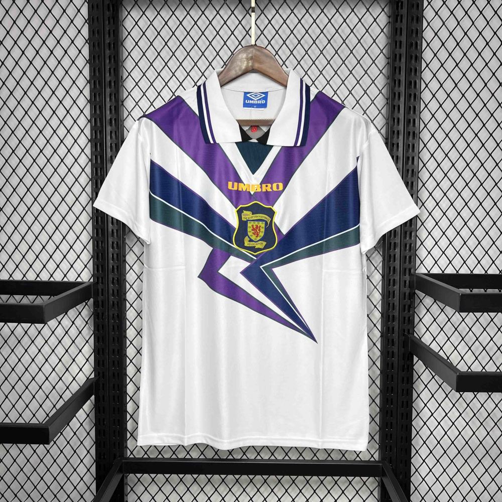 94-96 Scotland Away Soccer Retro Jersey