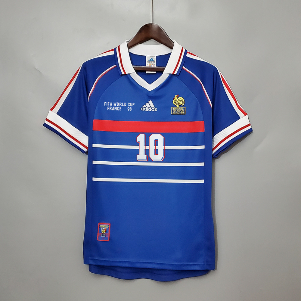1998 France World Cup Home Retro Jersey