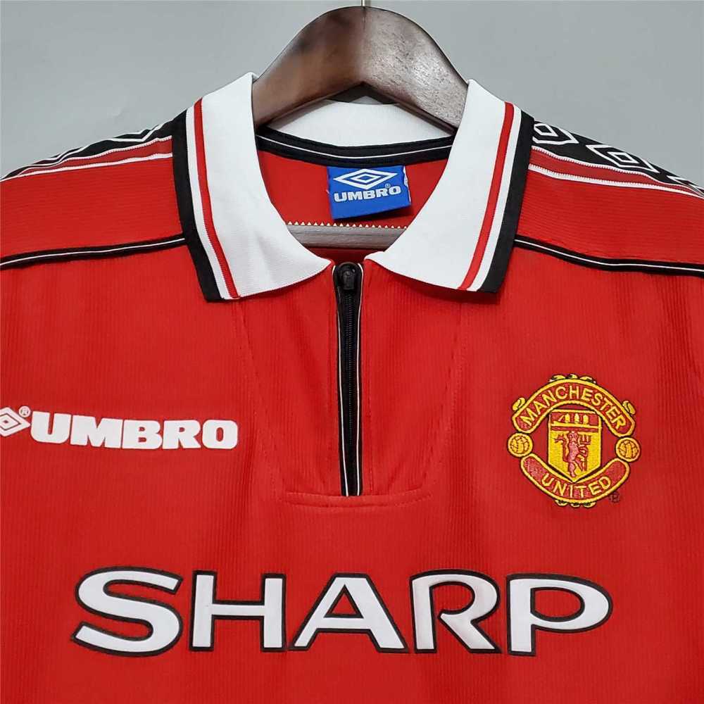 1998-1999 Manchester United Home Retro Jersey