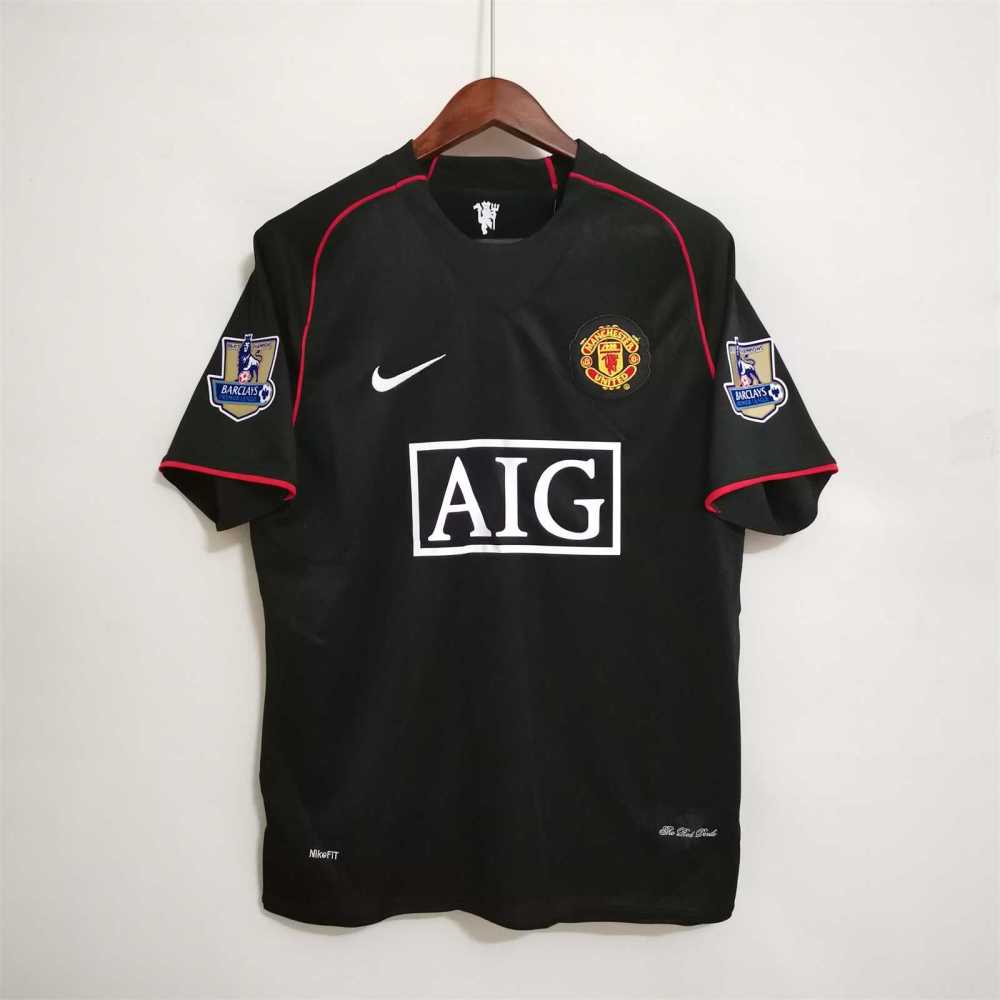 07-08 Manchester United Away Retro Jersey