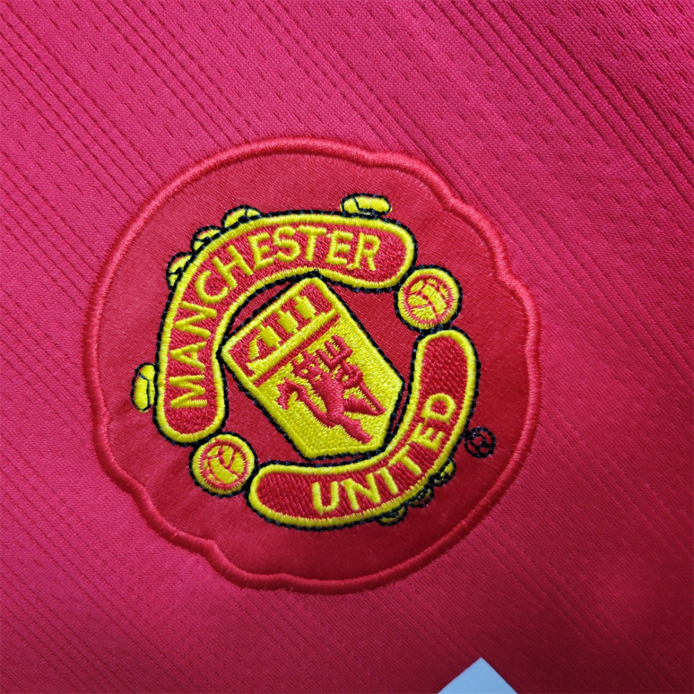 07-08 Manchester United Home Retro Jersey Long Sleeve