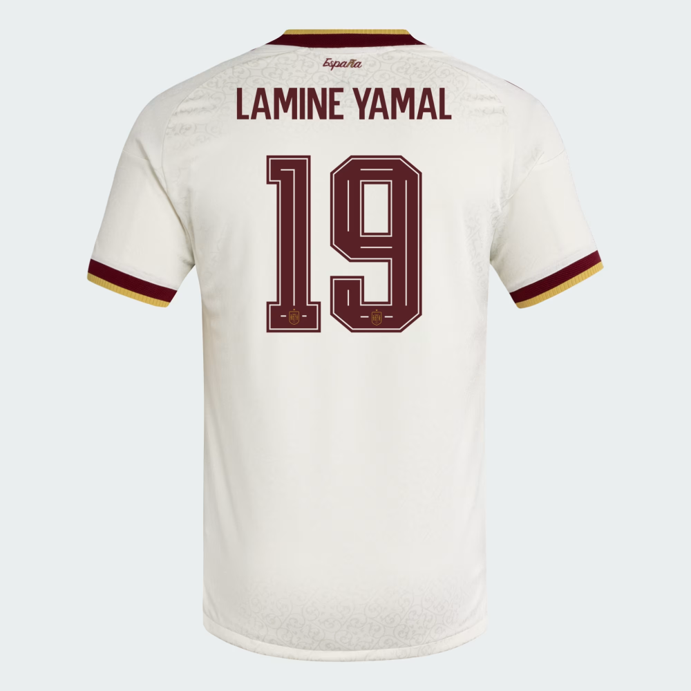 Spain 26 Away Authentic Yamal Jersey