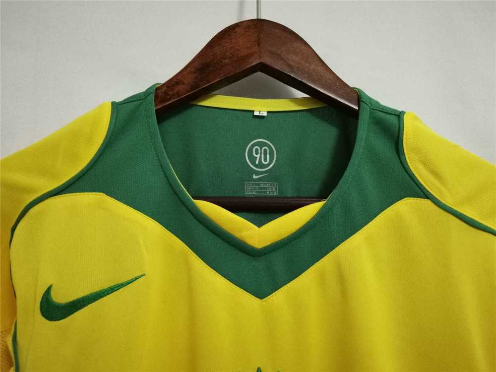 2004 Brazil World Cup Home Retro Jersey