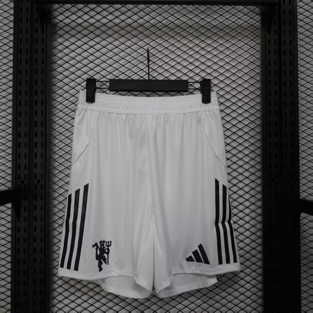 25-26 Manchester United Home Shorts White Player Version