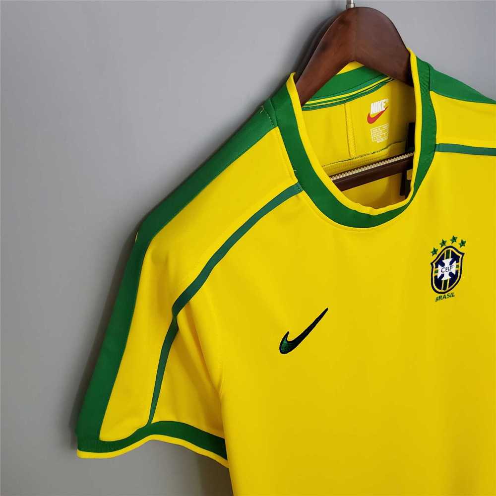 1998 Brazil World Cup Home Retro Jersey