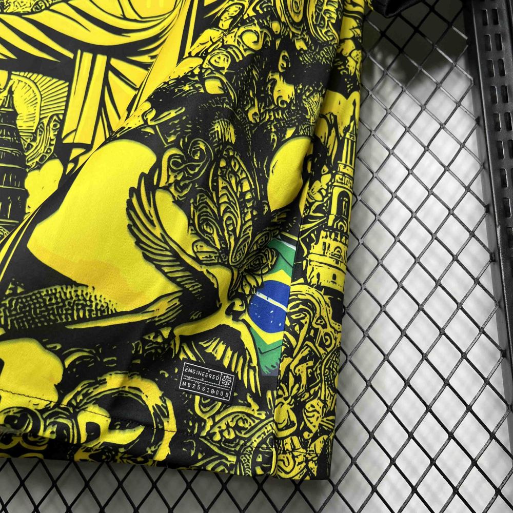 2024 Brazil Christ the Redeemer Special Kit Shirt Football
