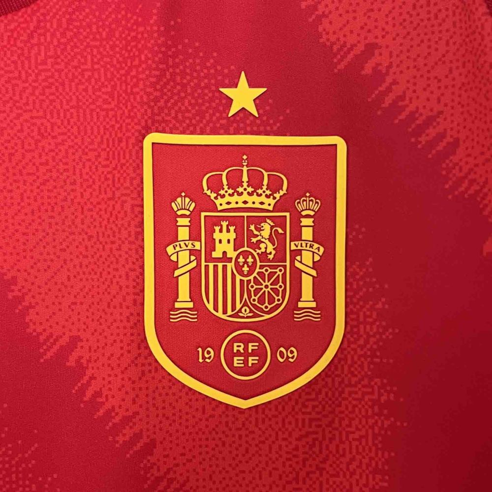 2024 Spain Euro Cup Home Football Jersey