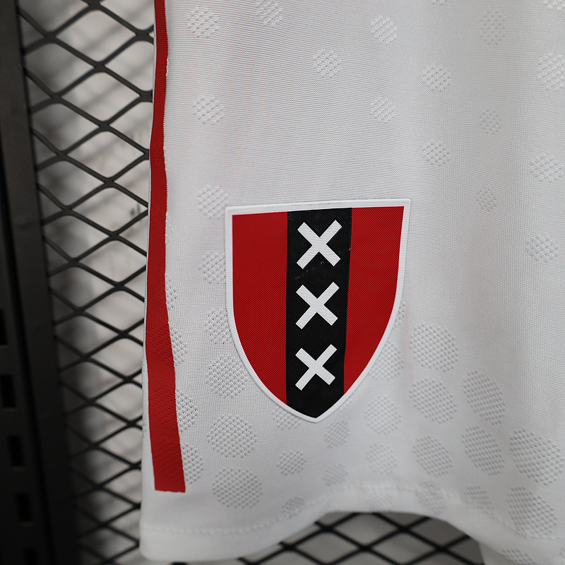 25-26 Ajax Home Soccer Shorts Player Version
