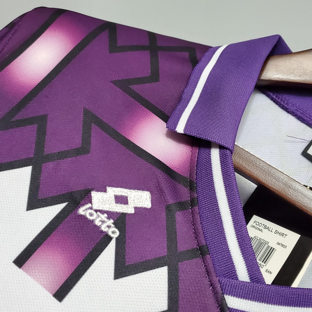 1992-1993 Fiorentina Soccer Away Jersey Retro Version