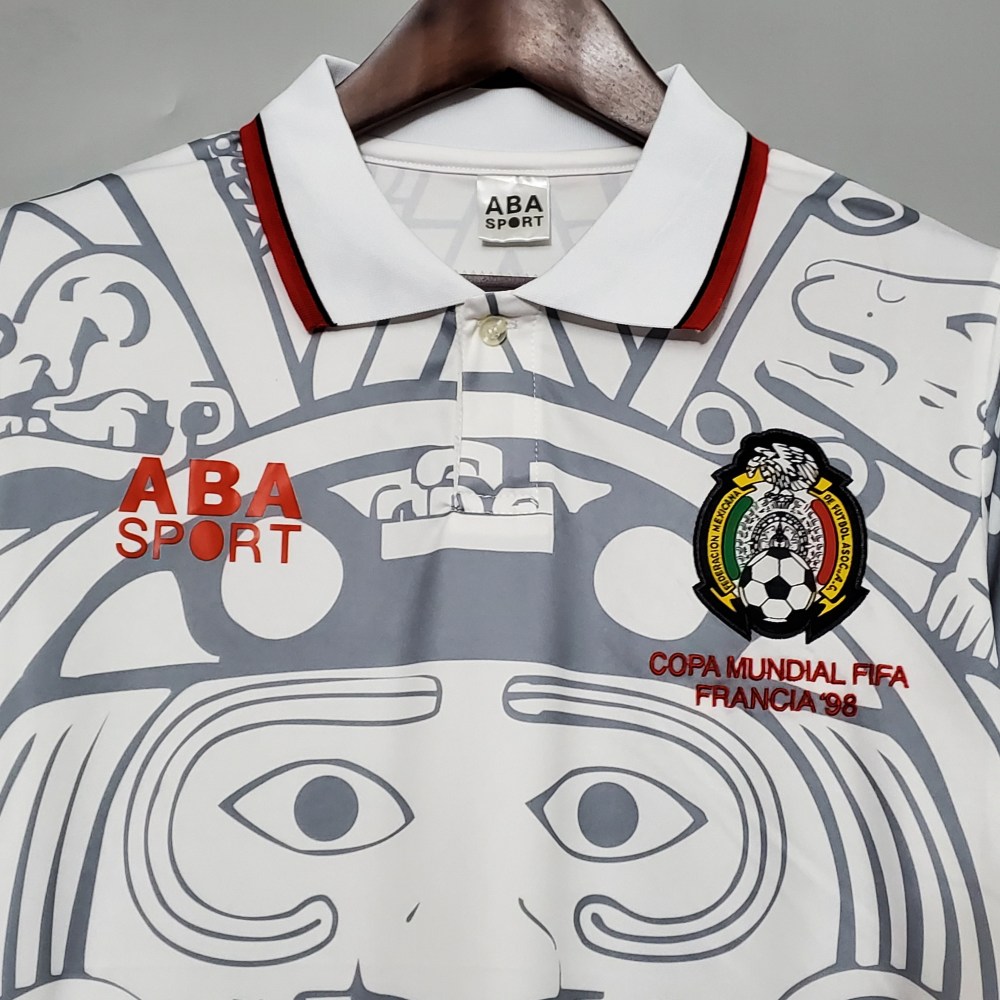 1998 Mexico World Cup Away Retro Jersey