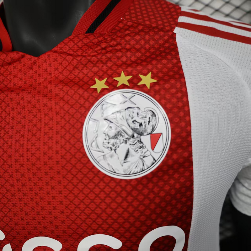 25-26 Ajax Home Soccer Jersey Player Version