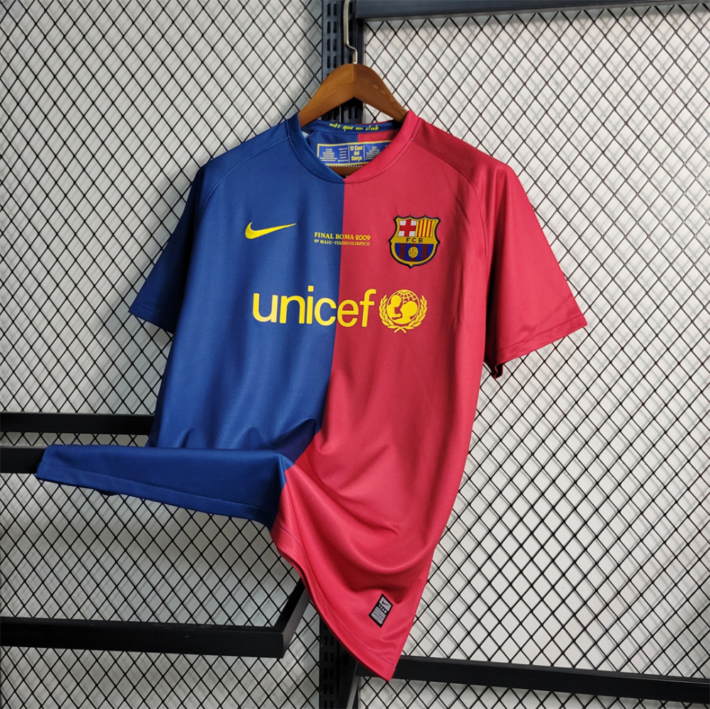 08-09 Barcelona UCL Final Retro Home Jersey