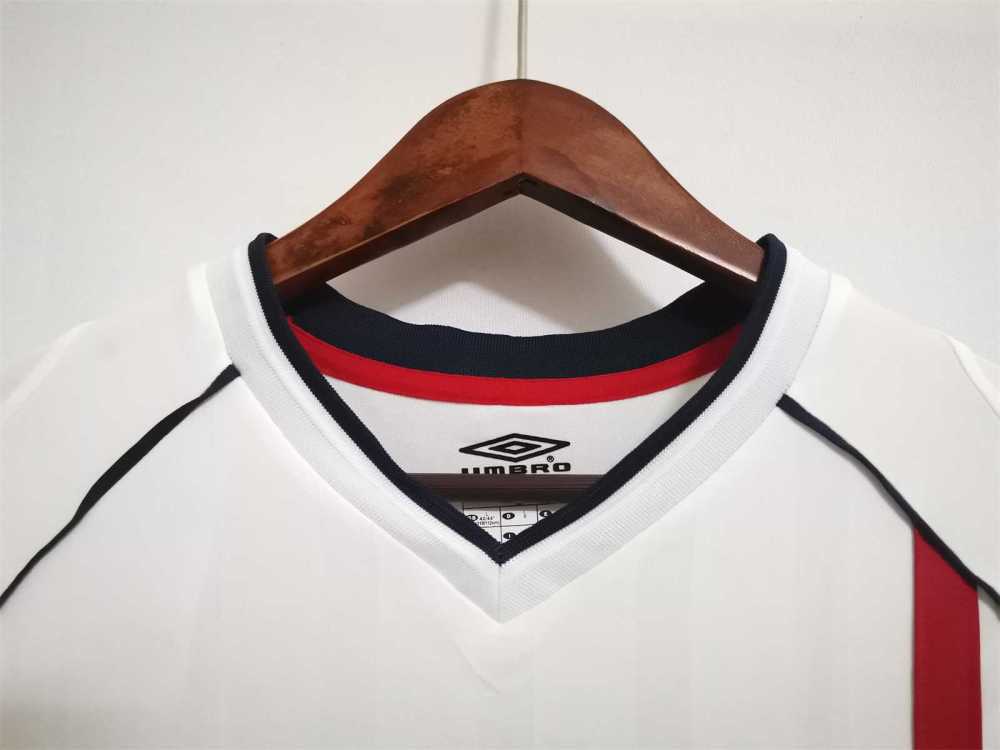 2002 England World Cup Home Retro Jersey