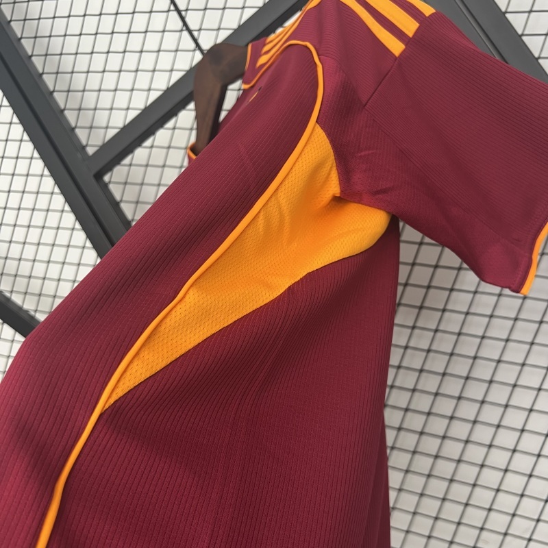 25-26 AS Roma Home Soccer Jersey