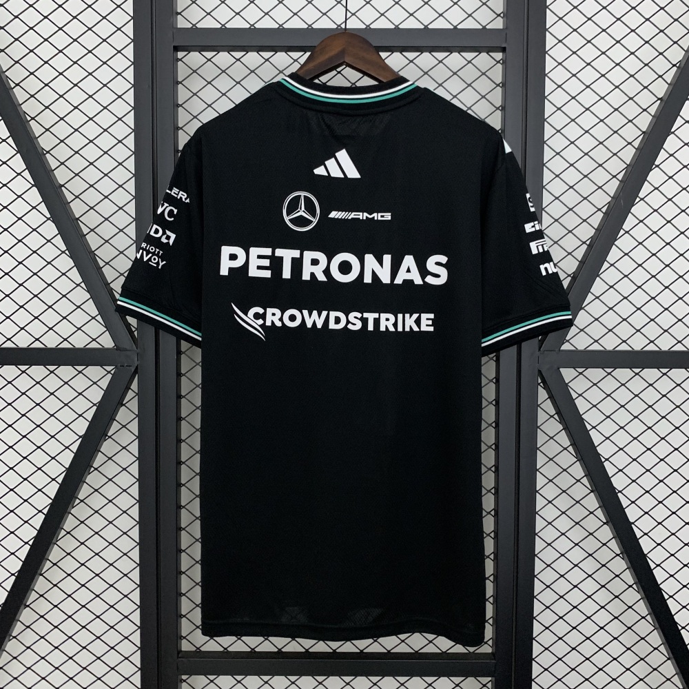 Mercedes AMG Petronas F1 Racing Team Black Driver T-Shirt 2025