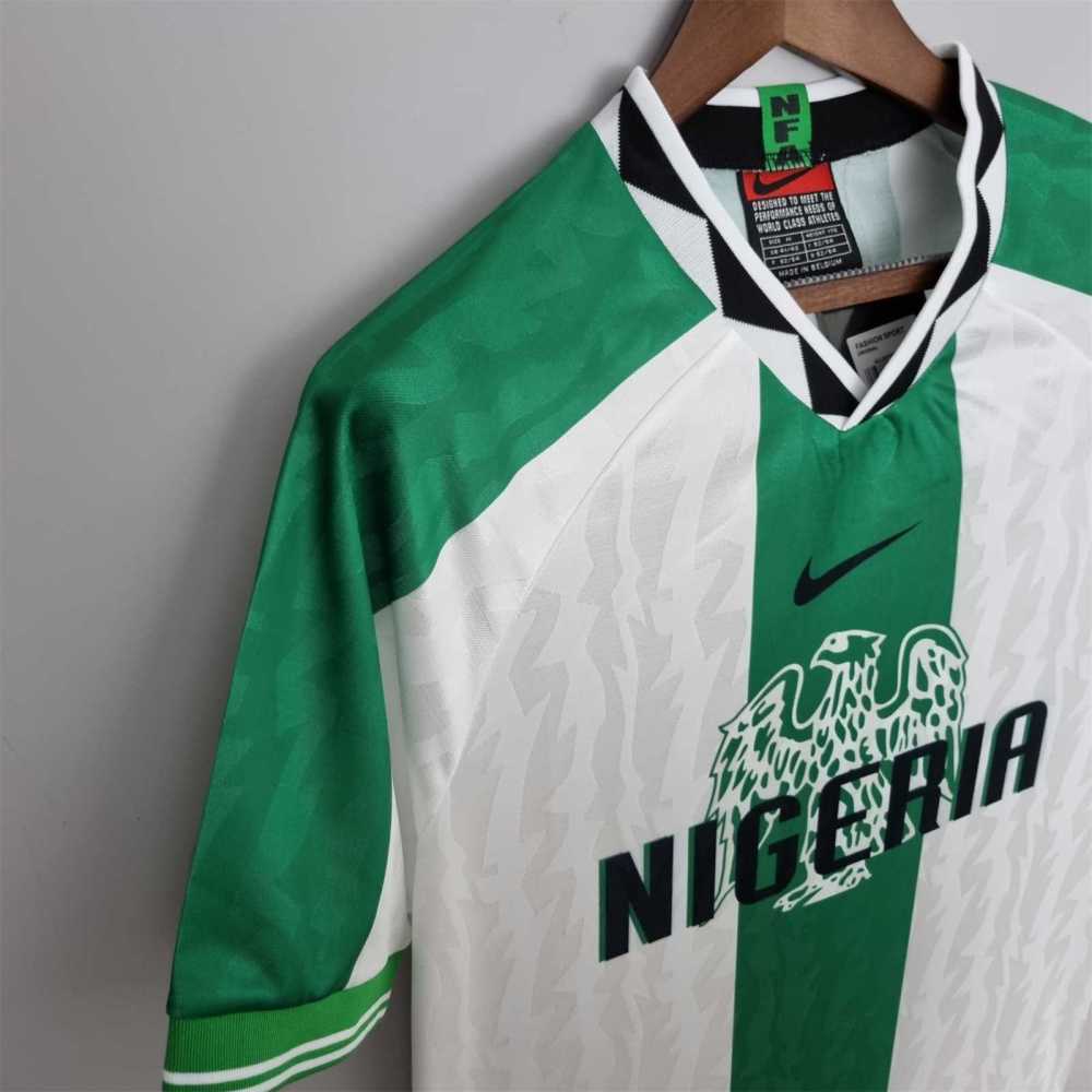 1996 Nigeria Away Soccer Retro Jersey