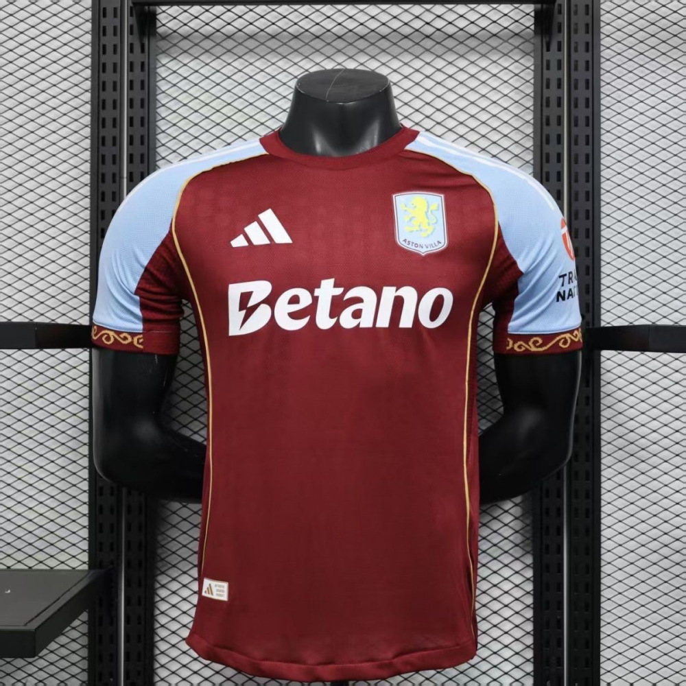 25-26 Aston Villa Home Soccer Jersey Player Version