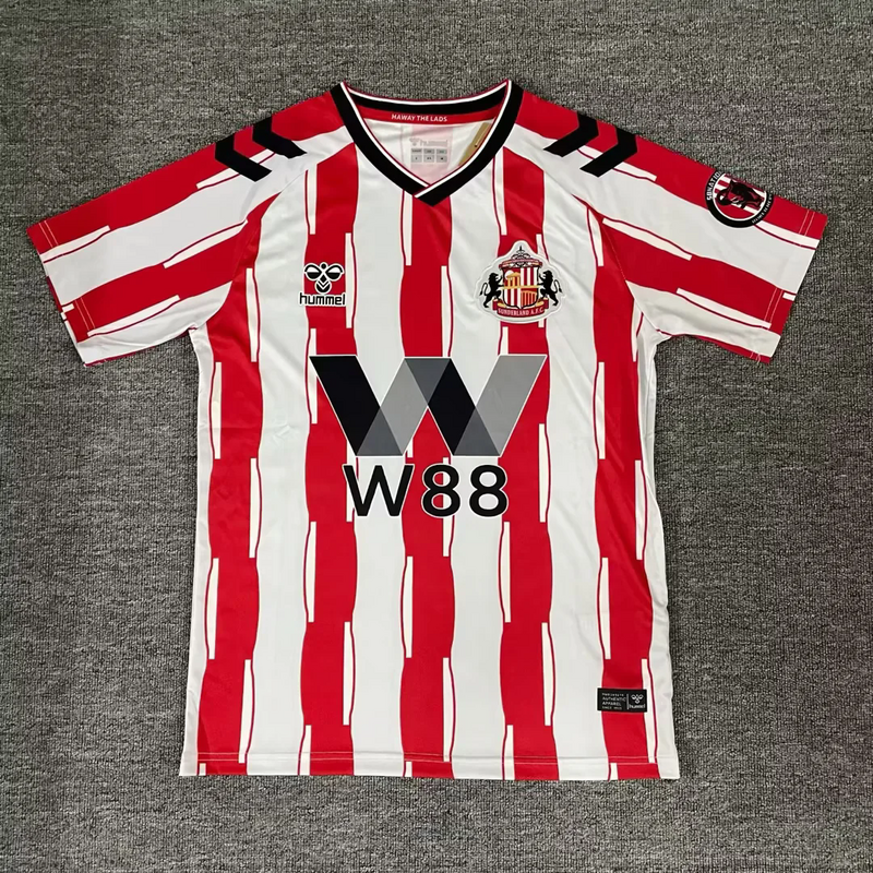 25-26 Sunderland Home Soccer Jersey