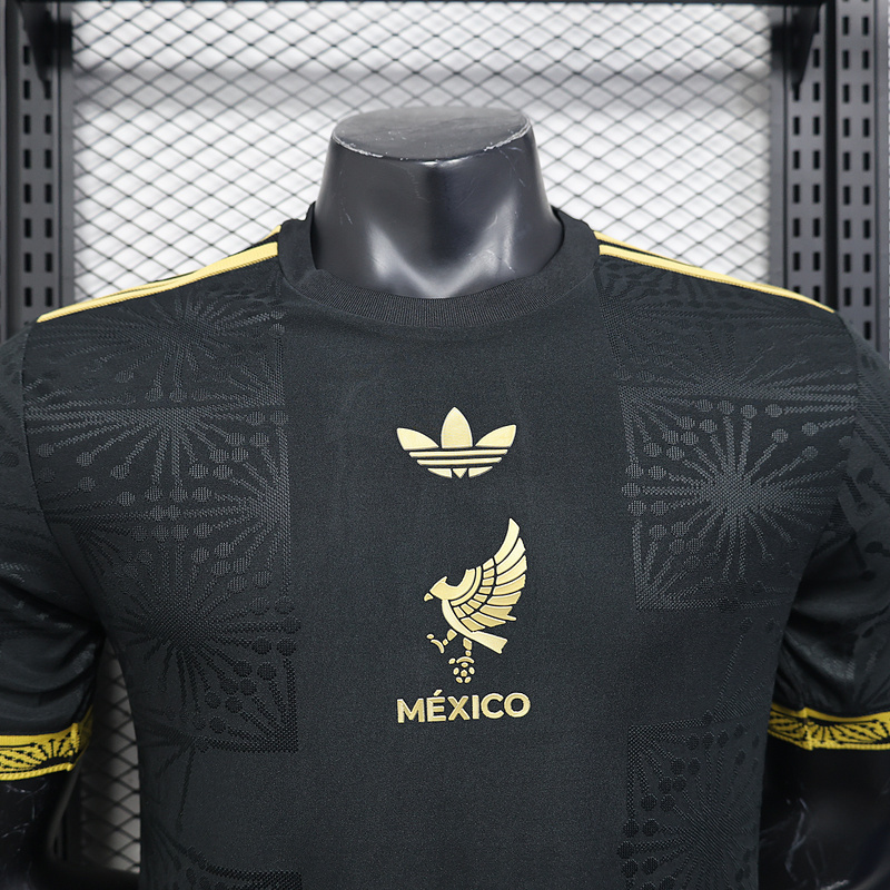 S. GIMENEZ #11 Mexico black Special Player Version Jersey Gold Cup 2025