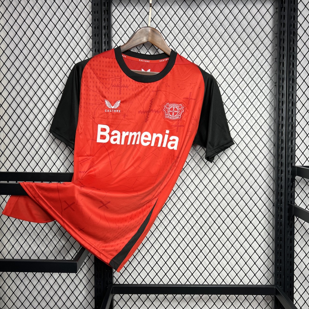 24-25 Bayer 04 Leverkusen Home Soccer Jersey