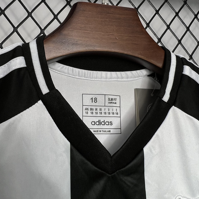 24-25 Newcastle United Home Soccer Kids Kit Jersey+Shorts
