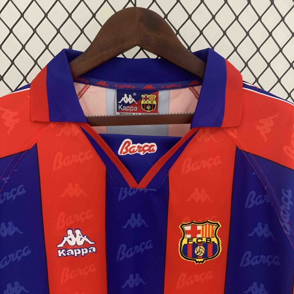 96-97 Barcelona Home Retro Jersey Long Sleeve