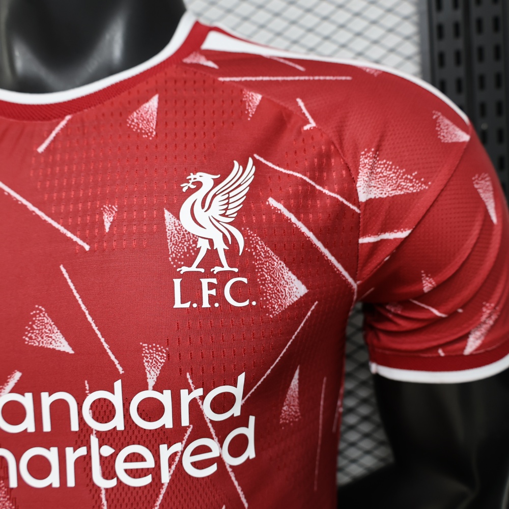 26-27 Liverpool Home Soccer Jersey Player Version