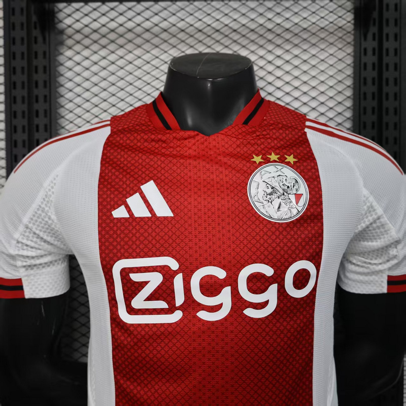 25-26 Ajax Home Soccer Jersey Player Version