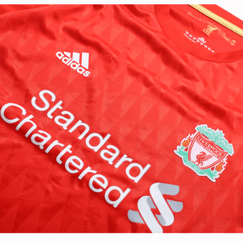 2011/12 Liverpool Home Retro Version Jersey Long Sleeve
