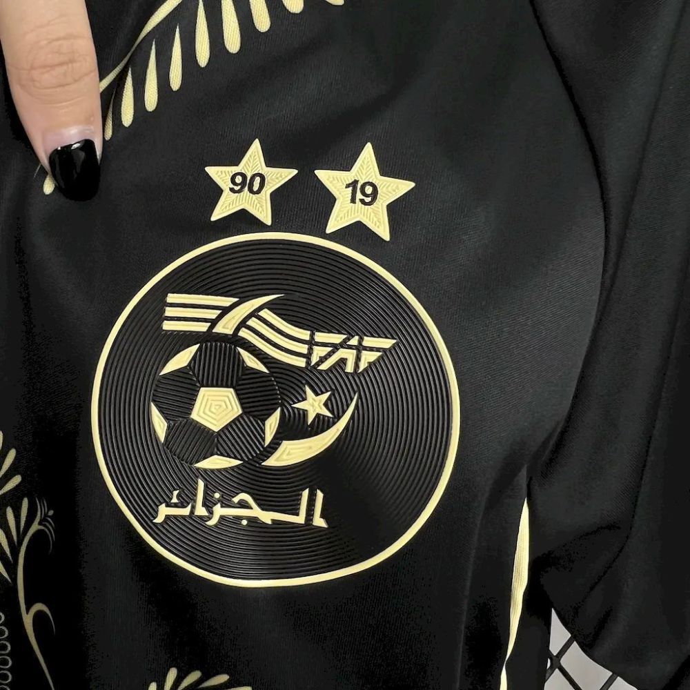 24-25 Algeria Soccer Jersey Black