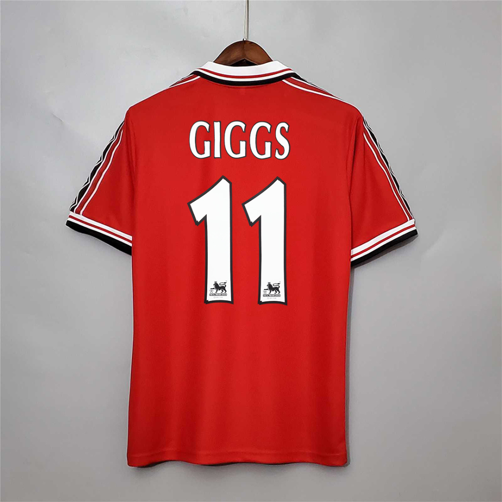 1998-1999 Manchester United Home Retro Jersey