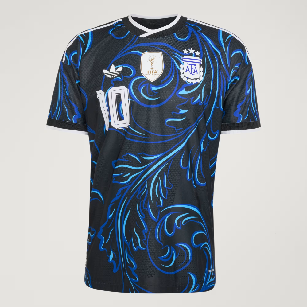 Argentina 26 Away Authentic Messi Jersey